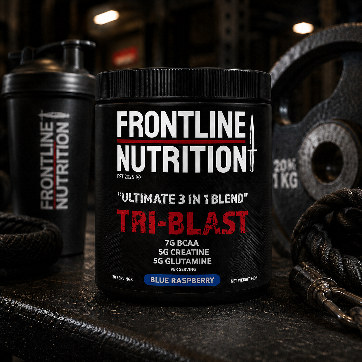 TRI-BLAST 3-in-1 BCAA, Creatine & Glutamine Powder
