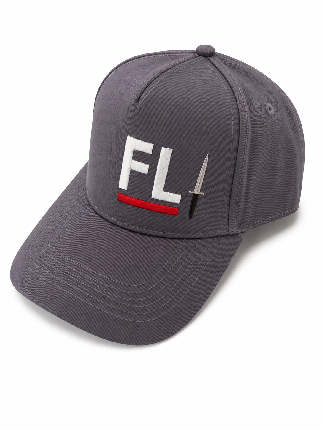 Frontline 5 Panel Snapback Cap